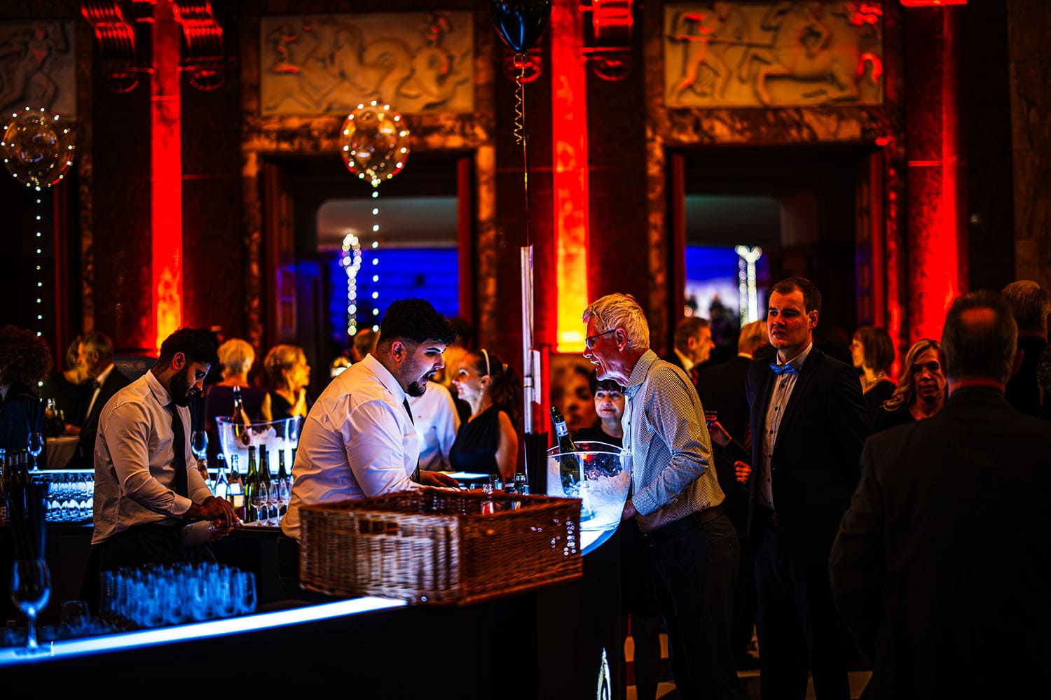 Getränkeangebot bei der Silvester-Gala im Kurhaus Wiesbaden 2026★2027