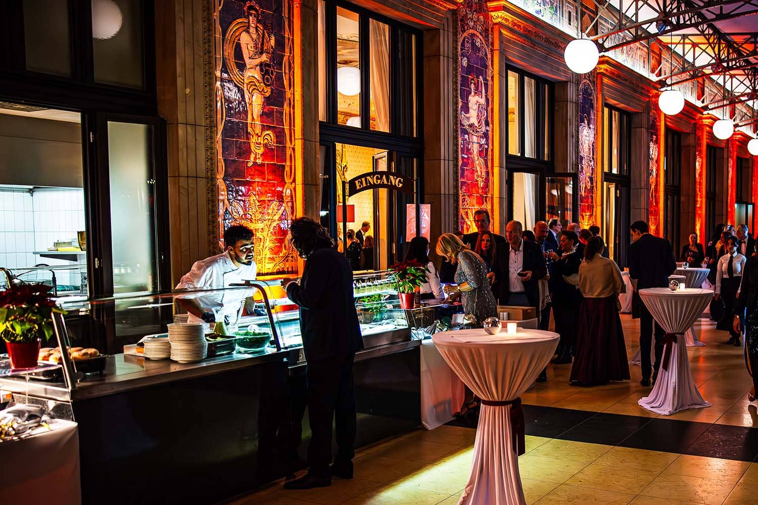 Catering bei der Silvester-Gala im Kurhaus Wiesbaden 2026★2027