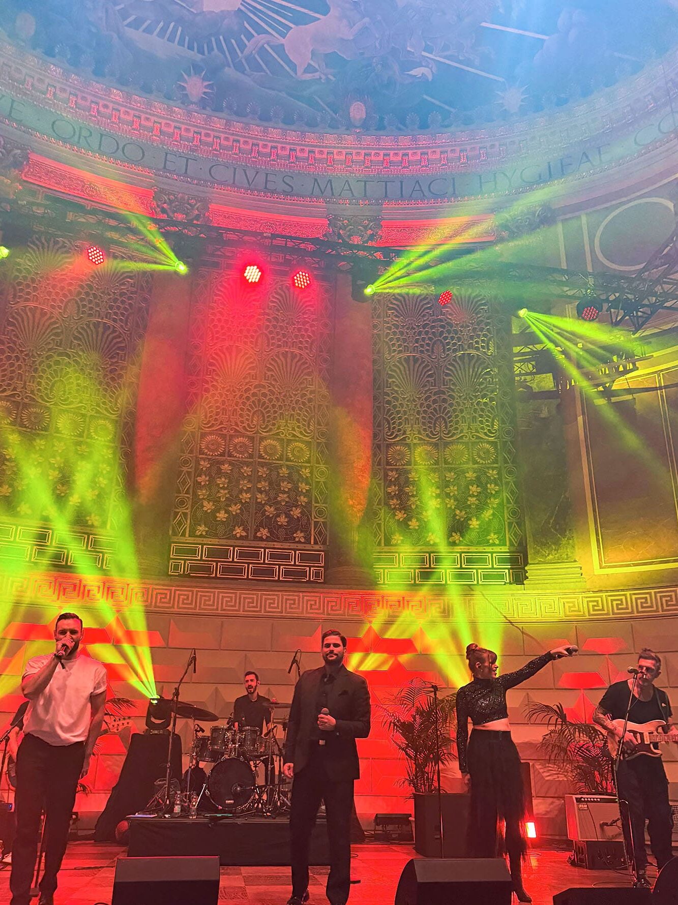 Silvester-Gala im Kurhaus Wiesbaden mit der Urban Club Band im Friedrich-von-Thiersch-Saal