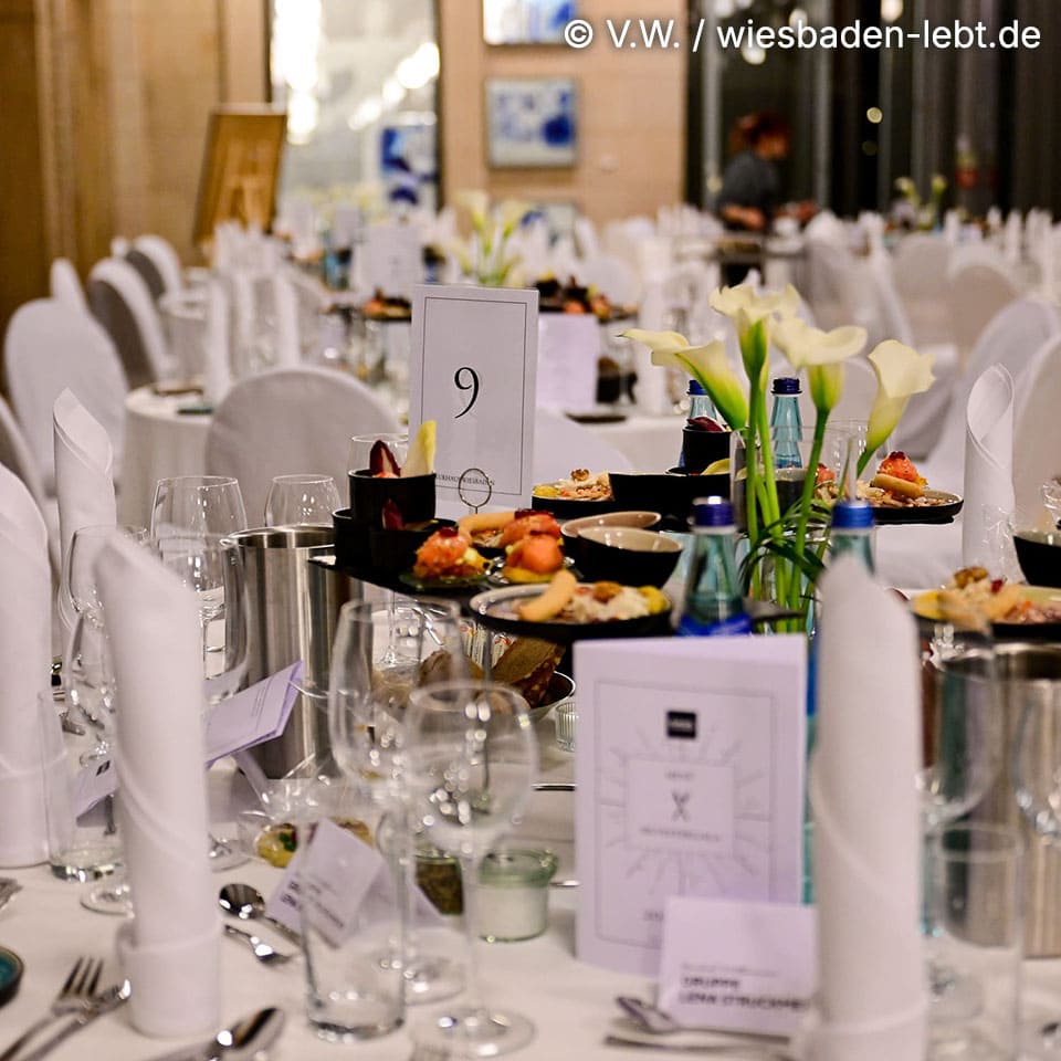 Exklusives 5-Gänge-Dinner am Silvesterabend im Kurhaus Wiesbaden