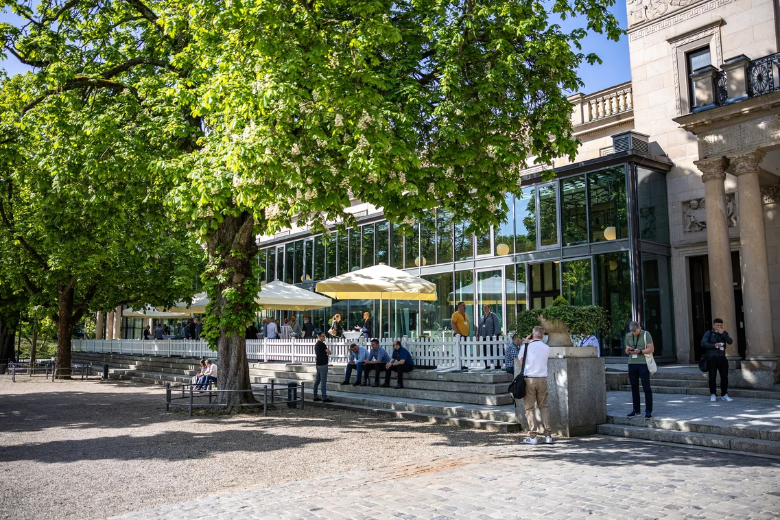 Terasse hinter dem Kurhaus Wiesbaden